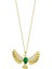 Alaycı Kuş Mockingbird 925 Ayar Sarı Renk Kolye 1