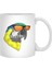 Parrot With Sunglasses Beyaz Kupa 1