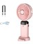 El Fanı, Mini Taşınabilir Kişisel Fan USB Şarj Edilebilir (Pembe) (Yurt Dışından) 1