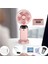 El Fanı, Mini Taşınabilir Kişisel Fan USB Şarj Edilebilir (Pembe) (Yurt Dışından) 3