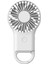 Mini Saplı Fan Akülü Karabina USB Mini Fan Beyaz (Yurt Dışından) 1
