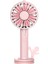 El Tipi USB Şarj Edilebilir Fan Için Braketli Taşınabilir Fan - Pembe (Yurt Dışından) 1