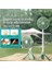 Taşınabilir Elektrikli Kamp Fanı LED Işık Tripod Standı Masaüstü Fanı A (Yurt Dışından) 2