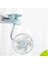 Taşınabilir Mini Klipsli Fan, 3 Hız Ayarı, Esnek Bükülebilir USB Beyaz (Yurt Dışından) 4