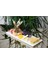 Mermer Sunumluk Tepsi 40X15 cm Uzun Sunumluk Peynir Tabağı 3