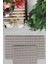 Modern Bubble Yıkanabilir Kaymaz Peluş Banyo Paspası Halısı 2'li Klozet Takımı 50X80-50X40CM Bej 2