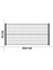 TEL ÇİT SİSTEMLERİ PANEL ÇİT TAKIM (1 ADET PANEL ÇİT TELİ 75X250 CM + 1 ADET PANEL ÇİT DİREĞİ 75 CM) 2