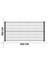 TEL ÇİT SİSTEMLERİ (1 ADET PANEL ÇİT TELİ 150X250 CM + 1 ADET PANEL ÇİT DİREĞİ) 2