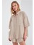 Taş Müslin Kadın Oversize Gömlek | EK1006965-6965 1