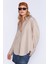 Taş Kadın Çizgili Oversize Gömlek| EK1007430-7430 1