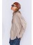 Taş Kadın Çizgili Oversize Gömlek| EK1007430-7430 3