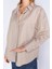 Taş Kadın Çizgili Oversize Gömlek| EK1007430-7430 4