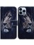 IPhone 15 Pro Cüzdan Boyalı Pu Deri Kart Yuvaları Için Flip Case (Yurt Dışından) 1