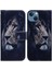 IPhone 15 Için Flip Case Cüzdan Kart Yuvaları Pu Deri Boyalı Manyetik (Yurt Dışından) 1