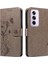 Oppo Hand 12 5g Için Kılıf ve Kart Yuvası El Yüksek ile Kabartmalı Kelebek (Yurt Dışından) 1