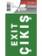 UYR 109 Acil Çıkış Etiketi 2'li Paket 1