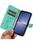 Sony Xperia 10VI Için Kılıf El Kayışı Cüzdan Telefon ile Kabartmalı Kelebek (Yurt Dışından) 4