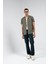 Haki Erkek Slim Fit Apaş Yaka Yazlık Gömlek| EE1007927-7927 4