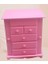 Hobi Takı Kutu Makyaj Şifonyer 90389 Model 9çekmece Parlak Pembe Ahşap Mdf Elyapım 1