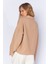 Vizon Taş Kolları Salaş Yıkamalı Müslin Oversize Rahat Kalıp Kadın Basic Gömlek| MKS166881-01-6881 5