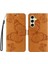 Samsung Galaxy S24 Fe Manyetik Kapak Için Kılıf Kart Yuvası Standı ile Pu Çevirin (Yurt Dışından) 1