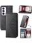 Oppo Oppo 12 Pro 5g Için Flip Case Standı El Kayışı Eşkenar Dörtgen Şekli Günlük Kullanım (Yurt Dışından) 1