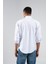Beyaz Erkek Çift Cep Kapaklı Slim Fit Gömlek| EE1008783-8783 5