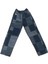 Özel Tasarım %100 Pamuklu Unisex Çocuk Jeans Patchwork Pantolon 2