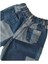 Özel Tasarım %100 Pamuklu Unisex Çocuk Jeans Patchwork Pantolon 4