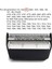 2x Yedek Tıraş Makinesi Folyo Kesici Bıçak 30B 330 199 197S-1 195S-1 4845 4745 5743 7516 7475 7493 7763 7783 (Yurt Dışından) 2