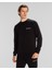 Authentic Hope Erkek Siyah Regular Fit Sweatshirt 3