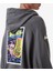 Authentic Zeus Warner Bros - Batman Erkek Gri Oversize Fit Sweatshirt 2