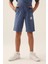 Authentic Chad Erkek Çocuk Mavi-Yeşil Regular Fit Şort 1