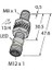 4602808 BI2-M08-VN6X-H1341 Endüktif Sensör Artırılmış Anahtarlama Mesafesi ile 1