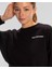 Authentic Jessa-Wmn-Sweatshirt Kadın Siyah Regular Fit Sweatshirt 4