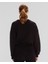 Authentic Jessa-Wmn-Sweatshirt Kadın Siyah Regular Fit Sweatshirt 5