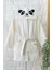 Pamuklu Kapüşonlu Panda Nakışlı Çocuk Bornozu Unisex 5
