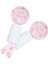 Gua Sha Ice Globes Buz Küresi Soğuk Masaj Topu 2 Adet ve Pembe Kuvars Face Roller &pembe Kuvars Kal 2