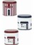 Patisserie Desenli 3'lü Set Oval Saklama Kabı 108X150X130 mm 1,7 Lt EFB07I2 1