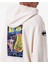 Authentic Zeus Warner Bros - Batman Erkek Ekru Oversize Fit Sweatshirt 2