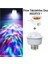 E27 Duy Renkli Disko Ampülü Disco Topu LED Disko Ampul Yerine Takılır ( Gece Lambası ) + Prize Takılan E27 Duy 2