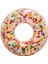 Raınbow Sprınkle Donut Gökkuşağı Serpintili Donut Simit 114 cm (45'') 2