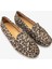 Laisa Kadın Leopar Hakiki Deri Loafer Ayakkabı 540 1250 Bn Ayk Y24 2