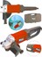 Waltmann Germany Ekstra Güçlü Metal Şanzıman 2800 W 230 mm Büyük Sipiral Taşlama Kırmızı 1
