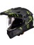 Pıoneer 2 Crazy Mat Siyah-Gri-Neon Sarı Kask 1