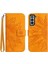 Samsung Galaxy S21 Artı Kısa Kayış Kabartmalı Ayçiçeği Flip Telefon (Yurt Dışından) 1