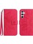 Kart Yuvaları Tutucu Kabartmalı Ayçiçeği ile Samsung Galaxy S23 Fe Için Kılıf (Yurt Dışından) 1