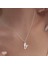 Kişiye Özel Kalpli Harf Kadın Gümüş KOLYE,925 Ayar Gümüş Kolye, Gümüş, Rose Gold,altın Kaplama Kolye 4