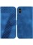 Telefon Kılıfı Için iphone X/xs Kabartmalı Desen Kart Yuvası Fonksiyonu Flip Folio (Yurt Dışından) 1