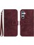 Samsung Galaxy A24 4g Kabartmalı Ayçiçeği Lüks Pu Deri Flip Case (Yurt Dışından) 1